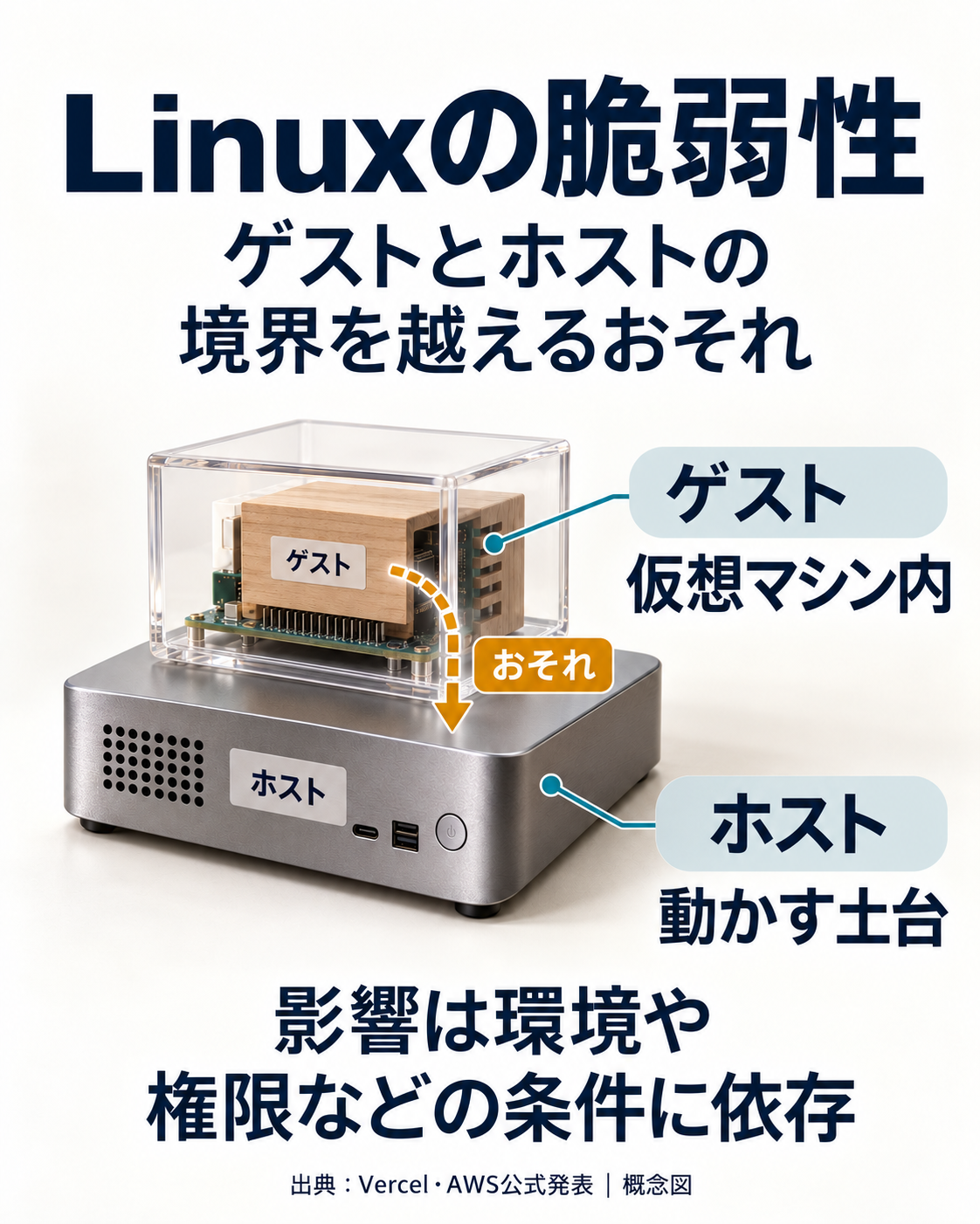 Linuxの重大脆弱性「PwnEscape」、仮想化ホストの修正確認を：図解1