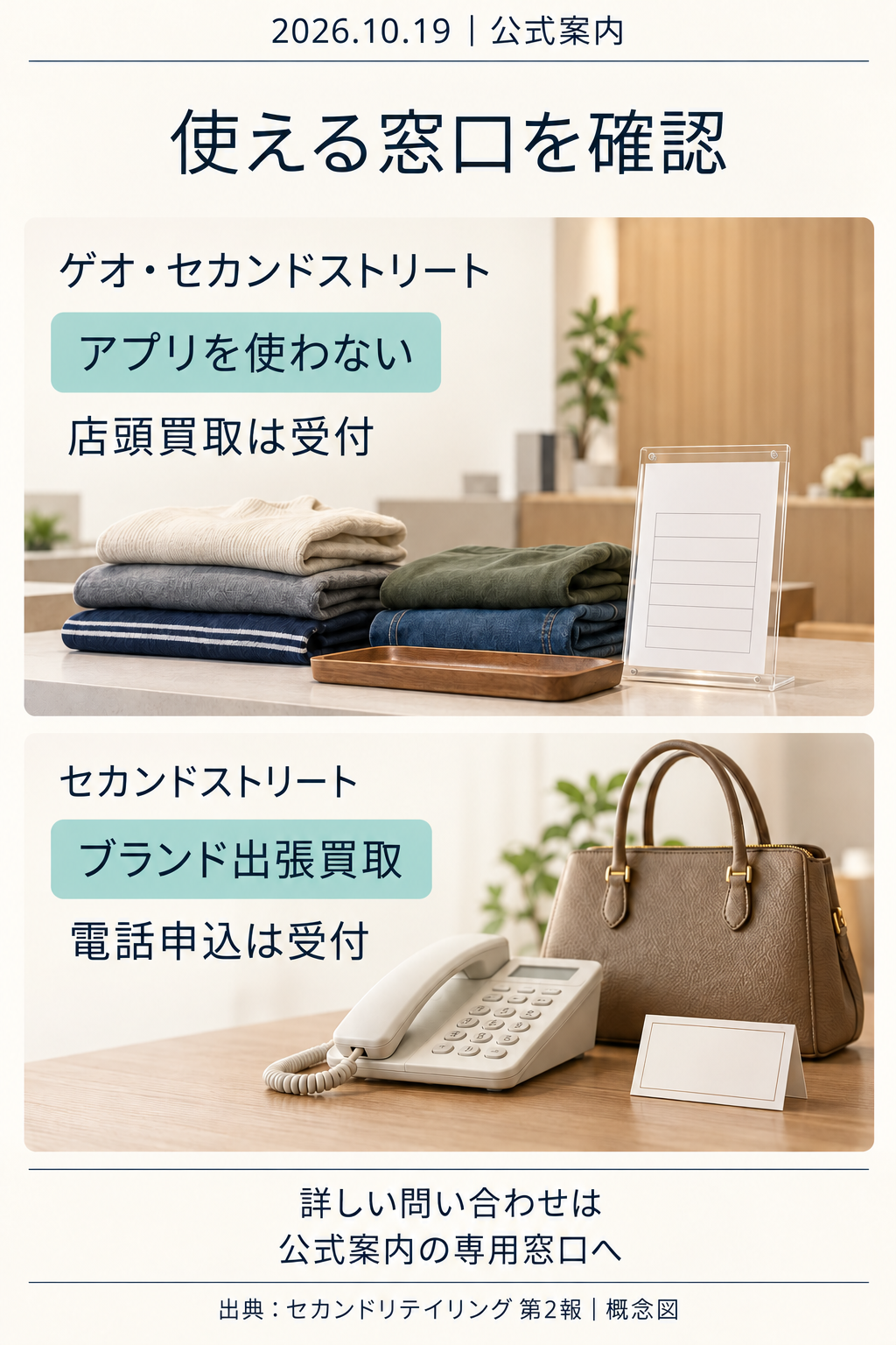 停止対象と、アプリを使わない店頭買取などの代替手段を公式案内で確認してください。